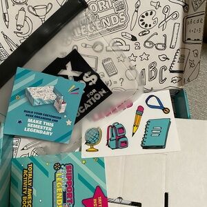 Box Tops For Education Small Clear Pouch Stickers Tattoo Activities